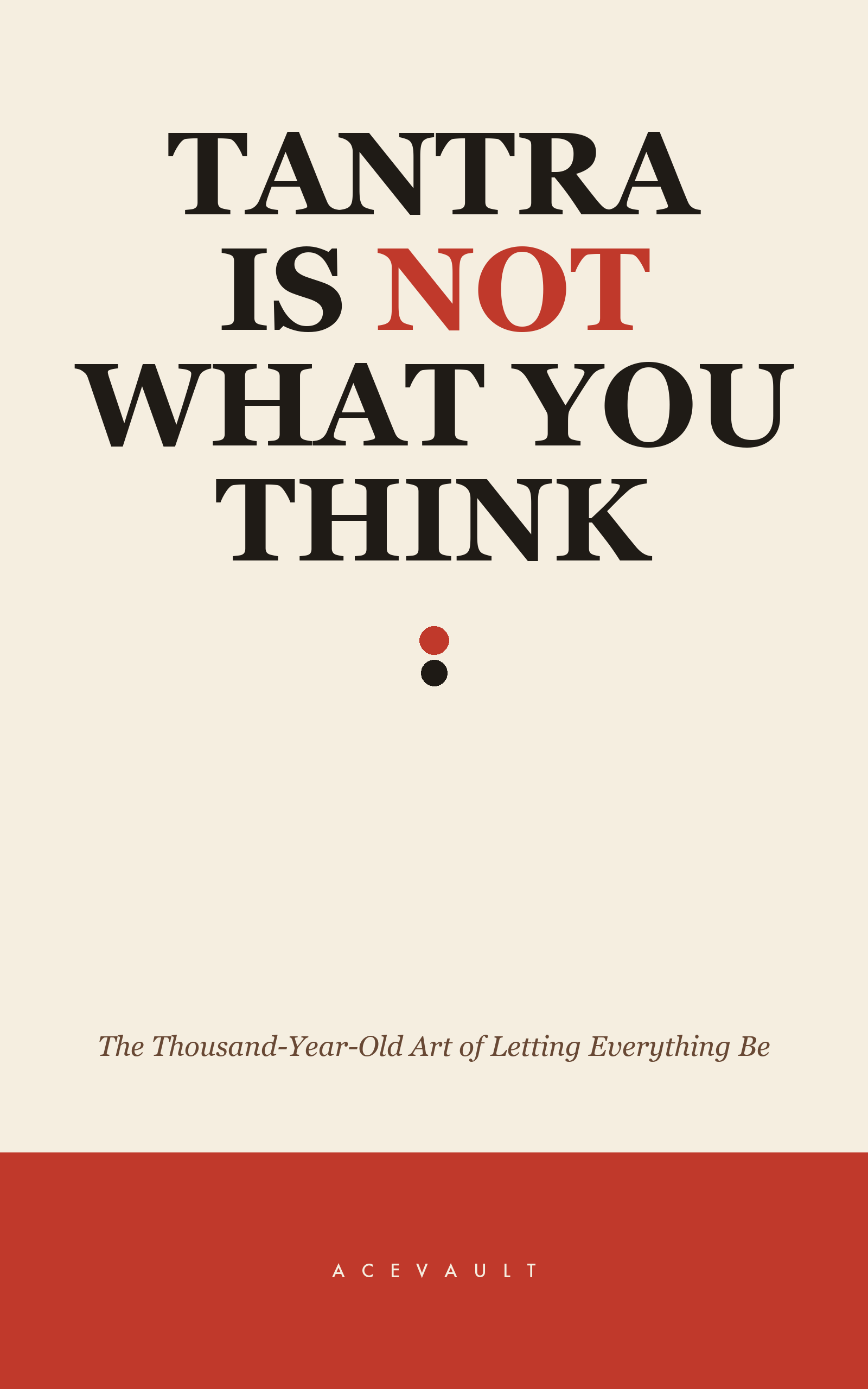 Tantra Is Not What You Think — book cover